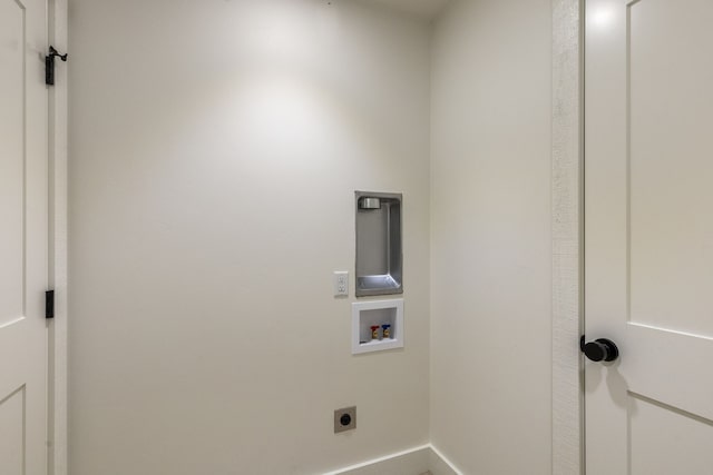 469 Owings Creek Loop, Hamilton, MT 59840 - laundry room featuring electric dryer hookup and hookup for a washing machine