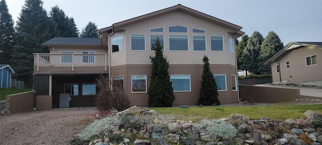 view of rear view of house