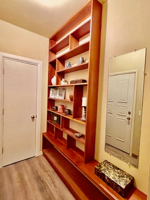 interior space featuring light hardwood / wood-style flooring