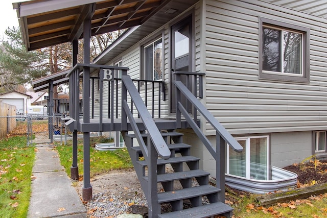 121 Mill Ave, Whitefish, MT 59937 - view of wooden deck