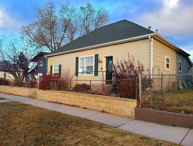 view of bungalow-style house