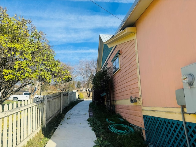 view of home's exterior