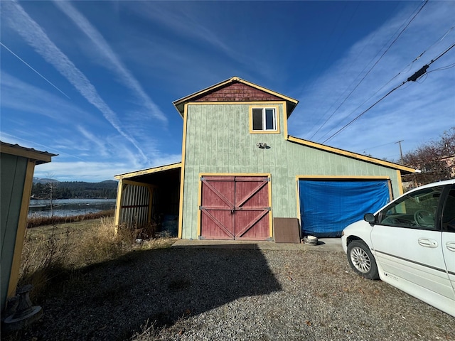 view of outbuilding