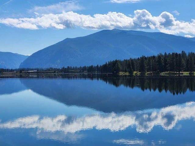 water view featuring a mountain view