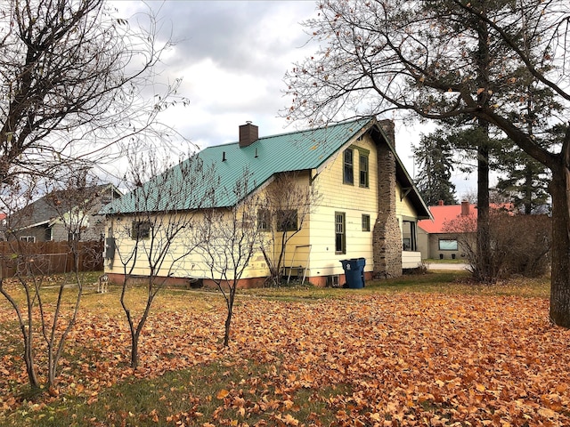 view of rear view of property