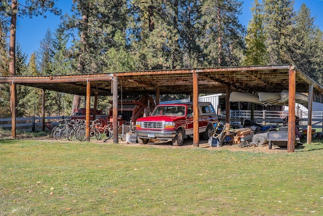 4 Courtier Rd, Thompson Falls, MT 59873 - view of parking / parking lot with a carport