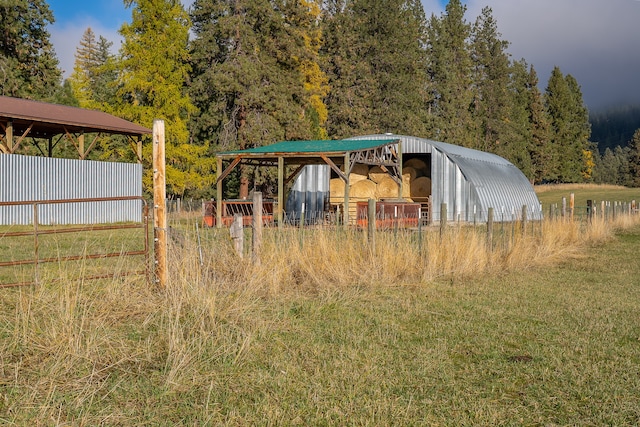 view of outbuilding