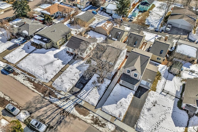 birds eye view of property featuring a residential view