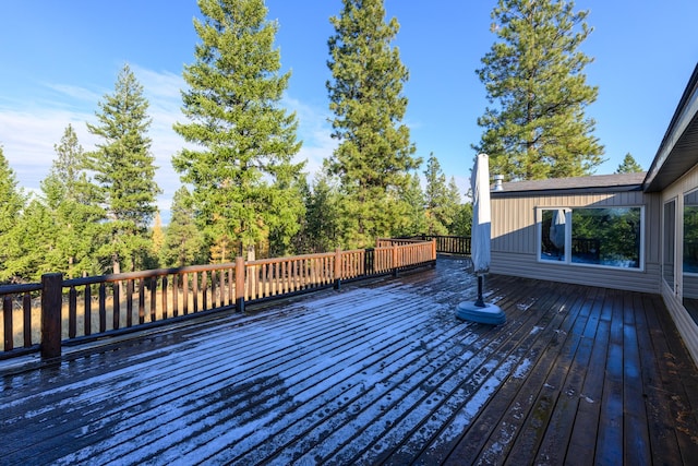 view of deck