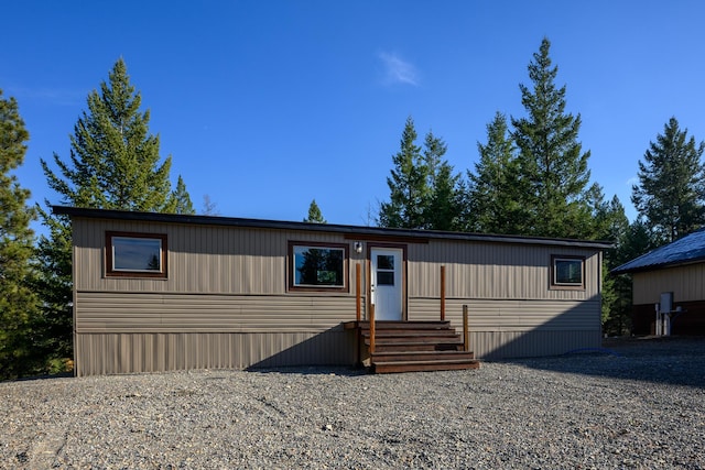 view of manufactured / mobile home