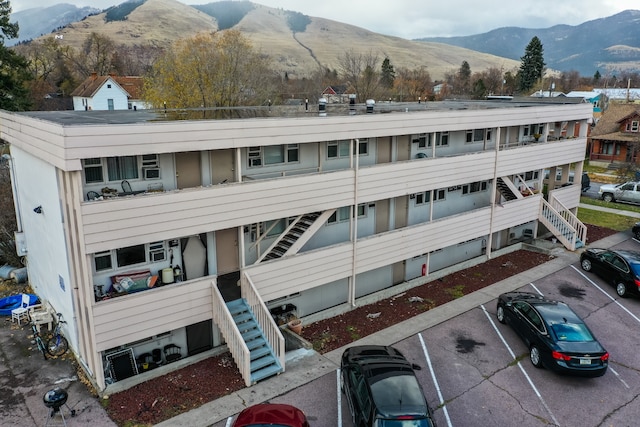 view of property featuring a mountain view