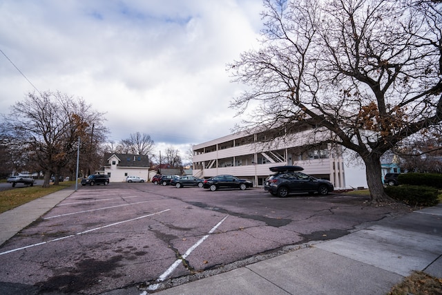 view of vehicle parking