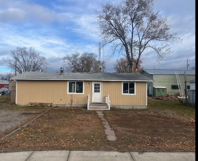 view of ranch-style home