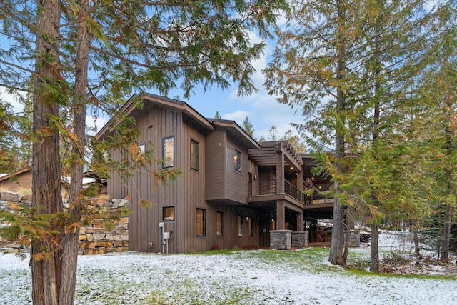 92 Woodlandstar Cir, Whitefish, MT 59937 - exterior space with a pergola