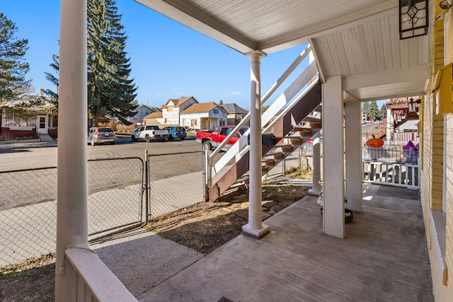 view of patio / terrace featuring a porch