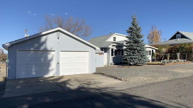 ranch-style house with a garage