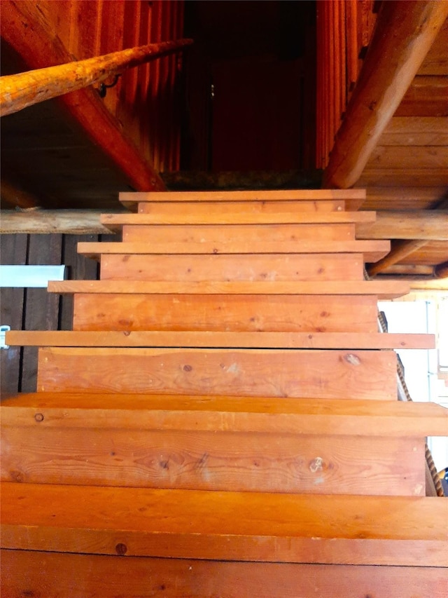 view of stairs