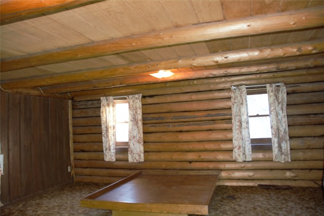 attic featuring a healthy amount of sunlight