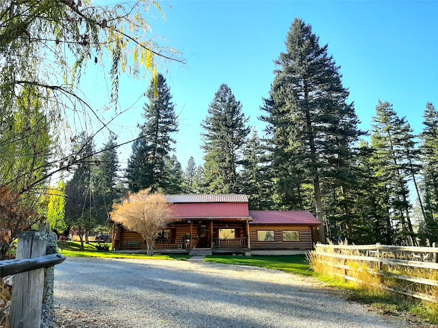 view of cabin