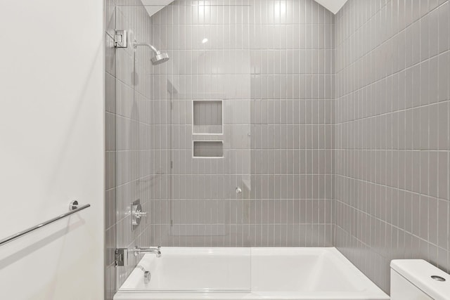 1027 State Park Rd, Whitefish, MT 59937 - bathroom featuring toilet and bathtub / shower combination