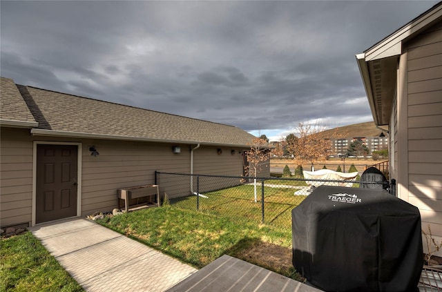 1825 Scott St Unit B, Missoula, MT 59802 - wooden terrace with area for grilling