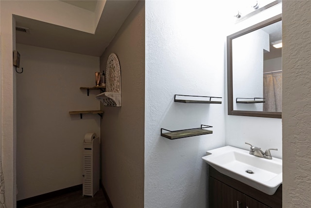 1825 Scott St Unit B, Missoula, MT 59802 - bathroom featuring vanity and wood finished floors