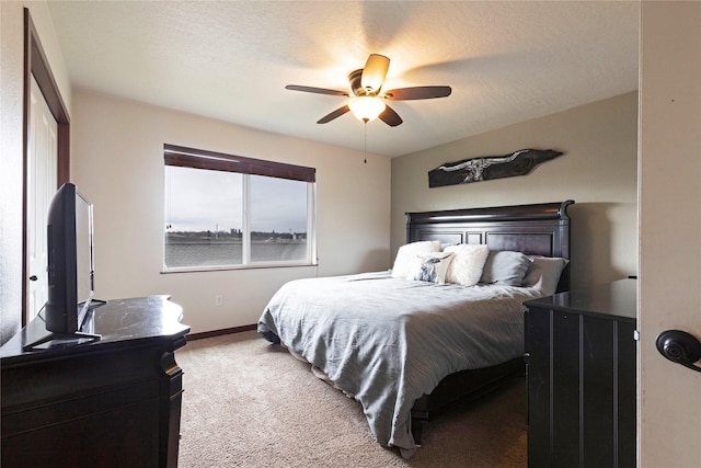 1825 Scott St Unit B, Missoula, MT 59802 - bedroom featuring carpet, a ceiling fan, and baseboards
