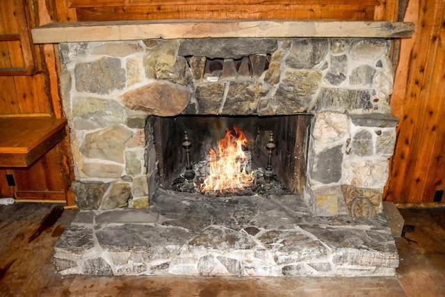32927 Hellroaring Rd, Polson, MT 59860 - stairs featuring wood walls