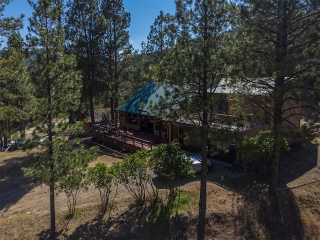 view of rear view of house