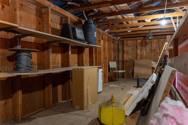 view of storage room