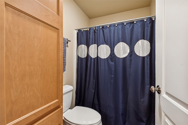 659 Copperwood Ct, Whitefish, MT 59937 - bathroom with toilet and a shower with curtain