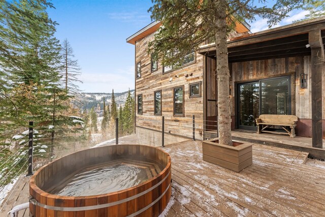 1148 Glades Dr, Whitefish, MT 59937 - view of wooden terrace