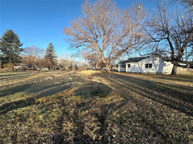 view of yard