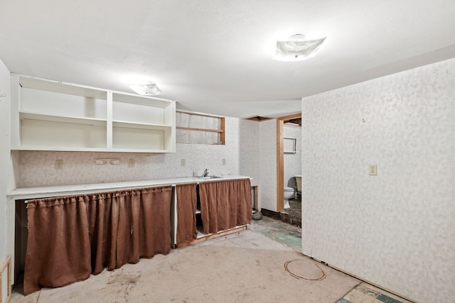 kitchen featuring sink