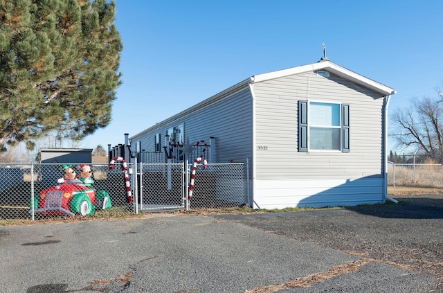 view of side of property