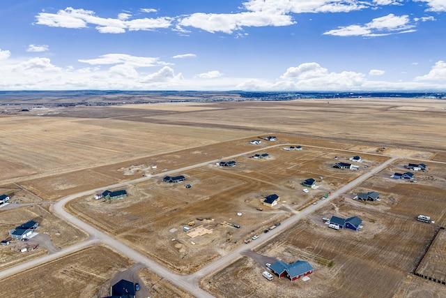 bird's eye view featuring a rural view