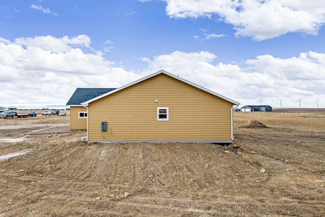 view of side of property