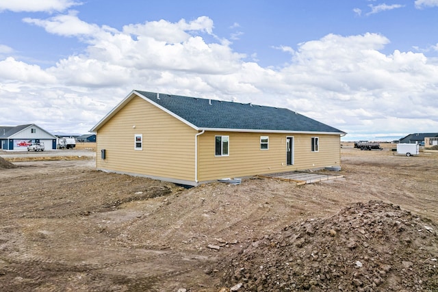 view of rear view of property