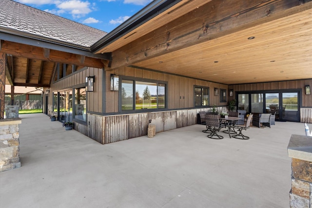 view of patio / terrace with outdoor dining area