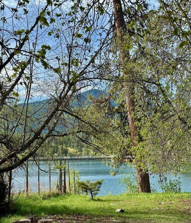 view of water feature