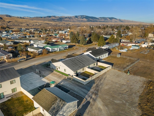703 S Oak St Unit 1 & 2, Townsend, MT 59644 - aerial perspective of suburban area featuring mountains