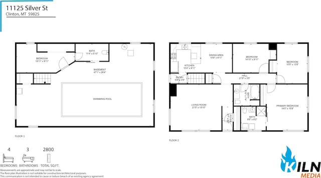 11125 Silver St, Clinton, MT 59825 - floor plan / room layout