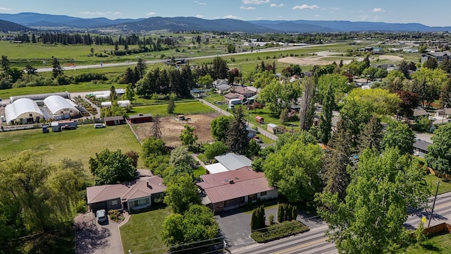 444 S Meridian Rd, Kalispell, MT 59901 - overview of rural landscape featuring a mountainous background and nearby suburban area