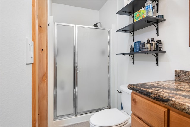 421 Tie Chute Ln, Florence, MT 59833 - full bathroom with a stall shower and vanity