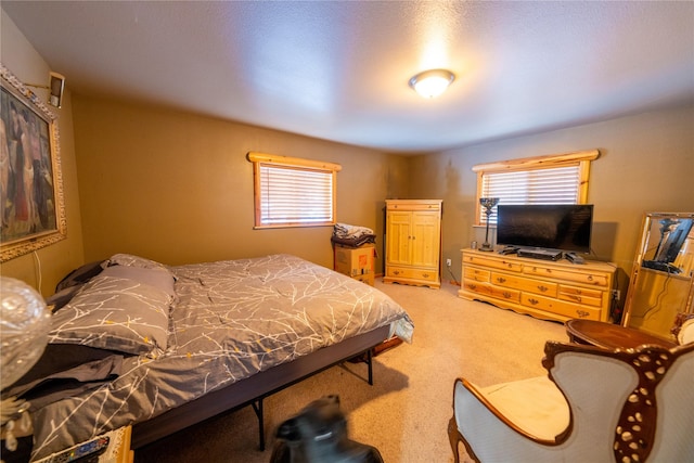 bedroom featuring carpet floors