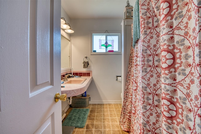 bathroom with sink