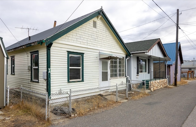 view of front of home