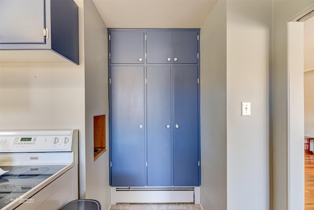 interior space with washer / clothes dryer