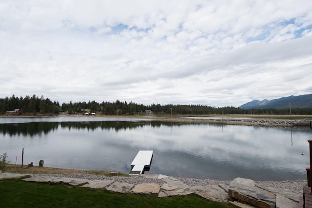 1226 Echo Lake Rd, Bigfork, MT 59911 - dock featuring a water view