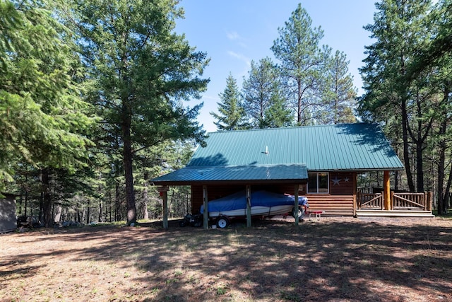 view of outdoor structure